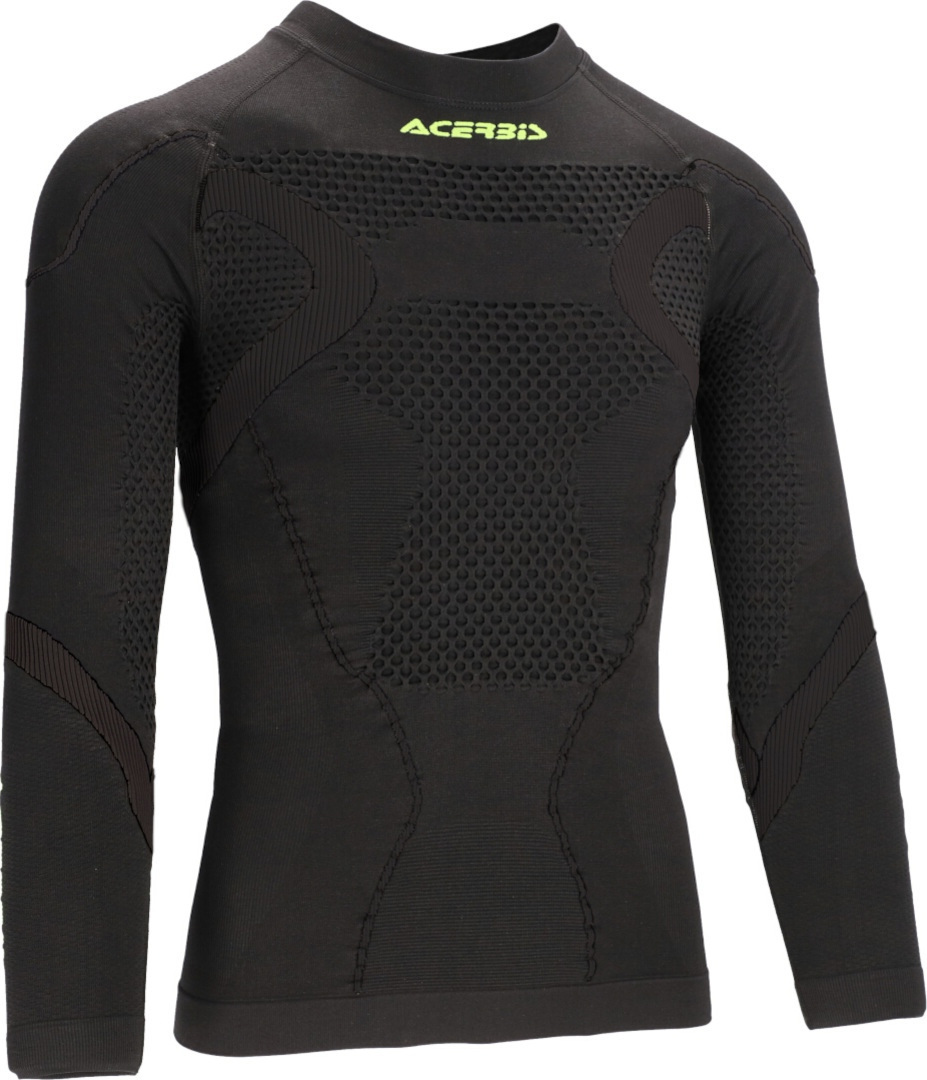 Acerbis X-Body Winter 2.0 Functioneel shirt met lange mouwen, zwart-geel, afmeting S M voor man