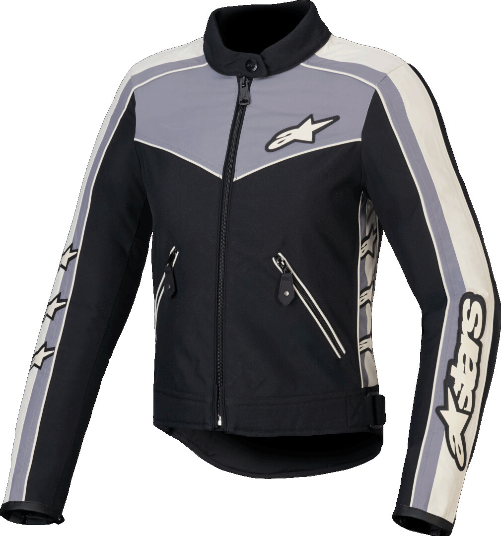 Alpinestars Stella T-Dyno WR Женская мотоциклетная текстильная куртка Черный/Серый XS 