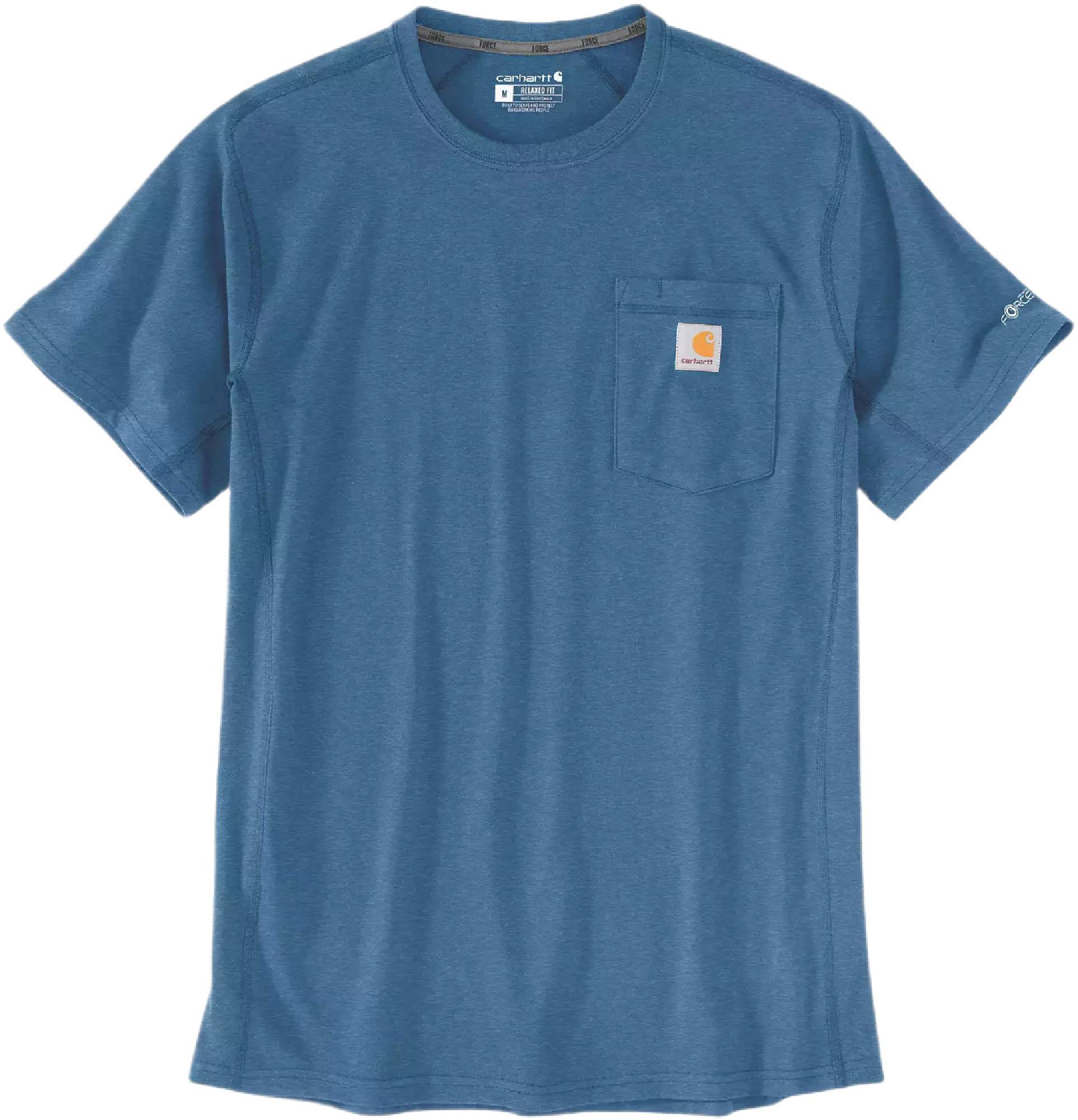 Carhartt Force Relaxed Fit Midweight Short Sleeve Pocket T-shirt, bleu, taille 2XL pour Hommes
