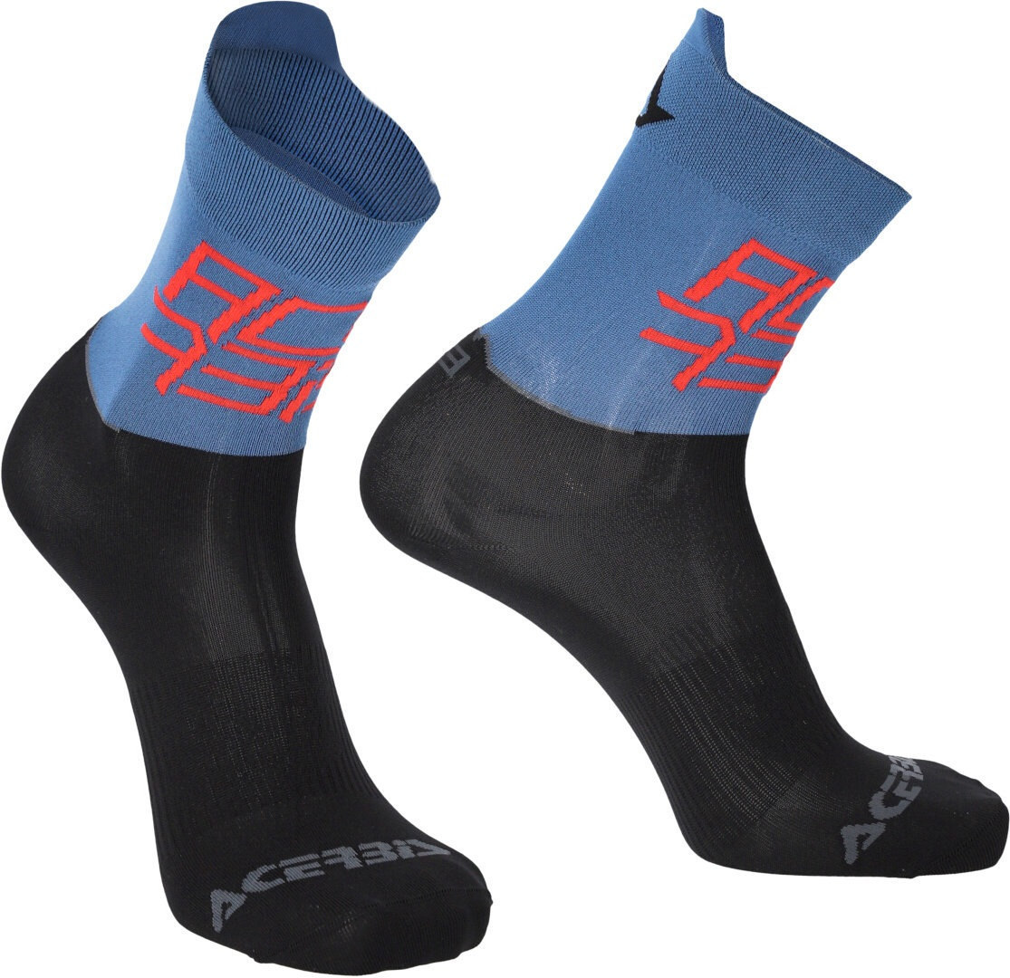 Acerbis MTB Light Bicycle Socks, black-blue, Size 2XL for Men-image-1383460486