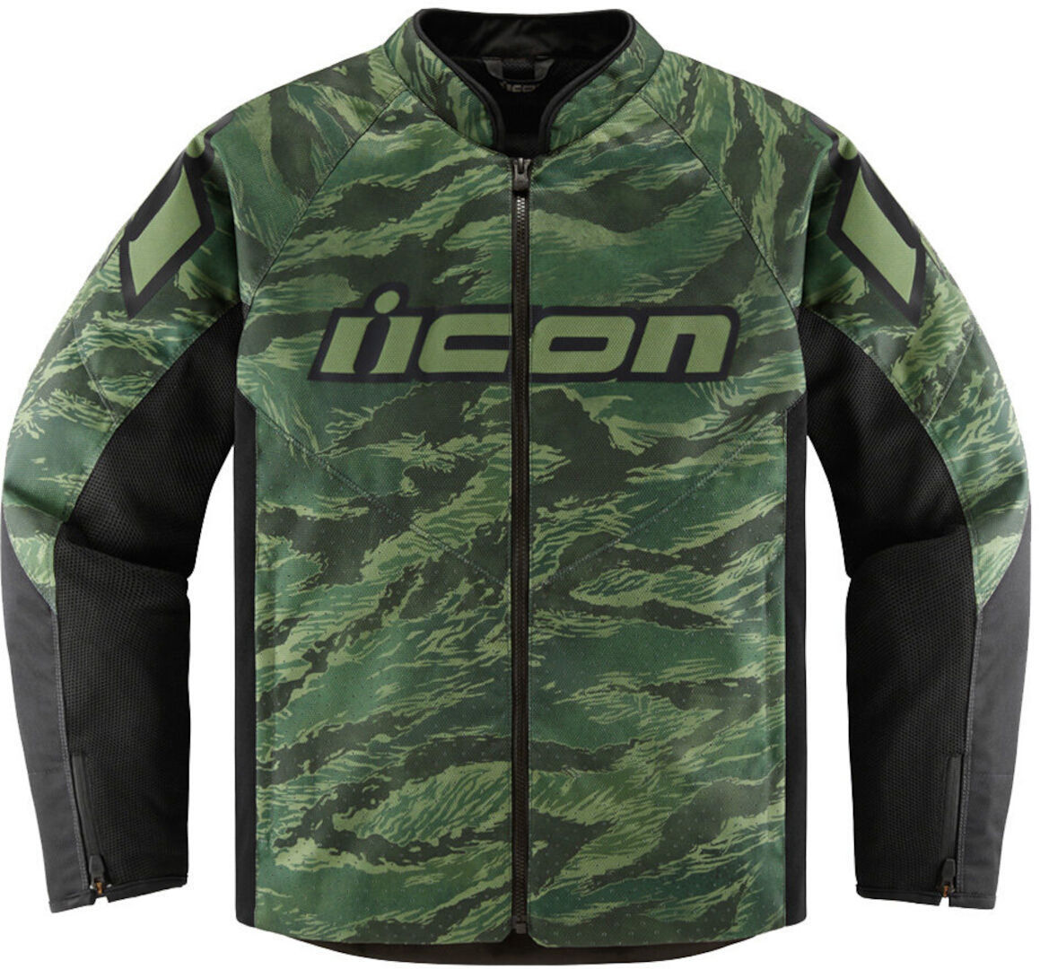 Icon Hooligan Tigersblood перфорированная текстильная куртка для мотоциклов
