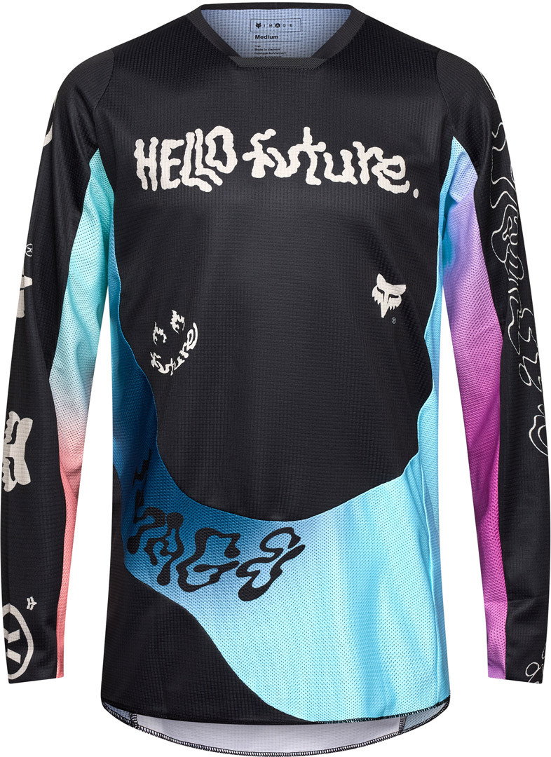 FOX 180 Hello Future Special Edition Джерси для мотокросса Черный XS 