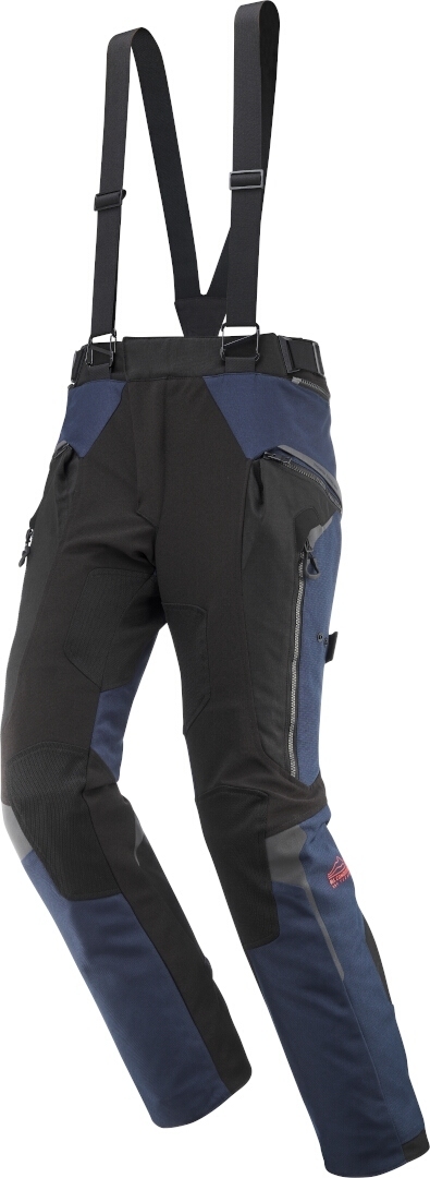 Side view of Ixon Odin waterproof Motorcycle Textile Pants, black, Size S for Men
