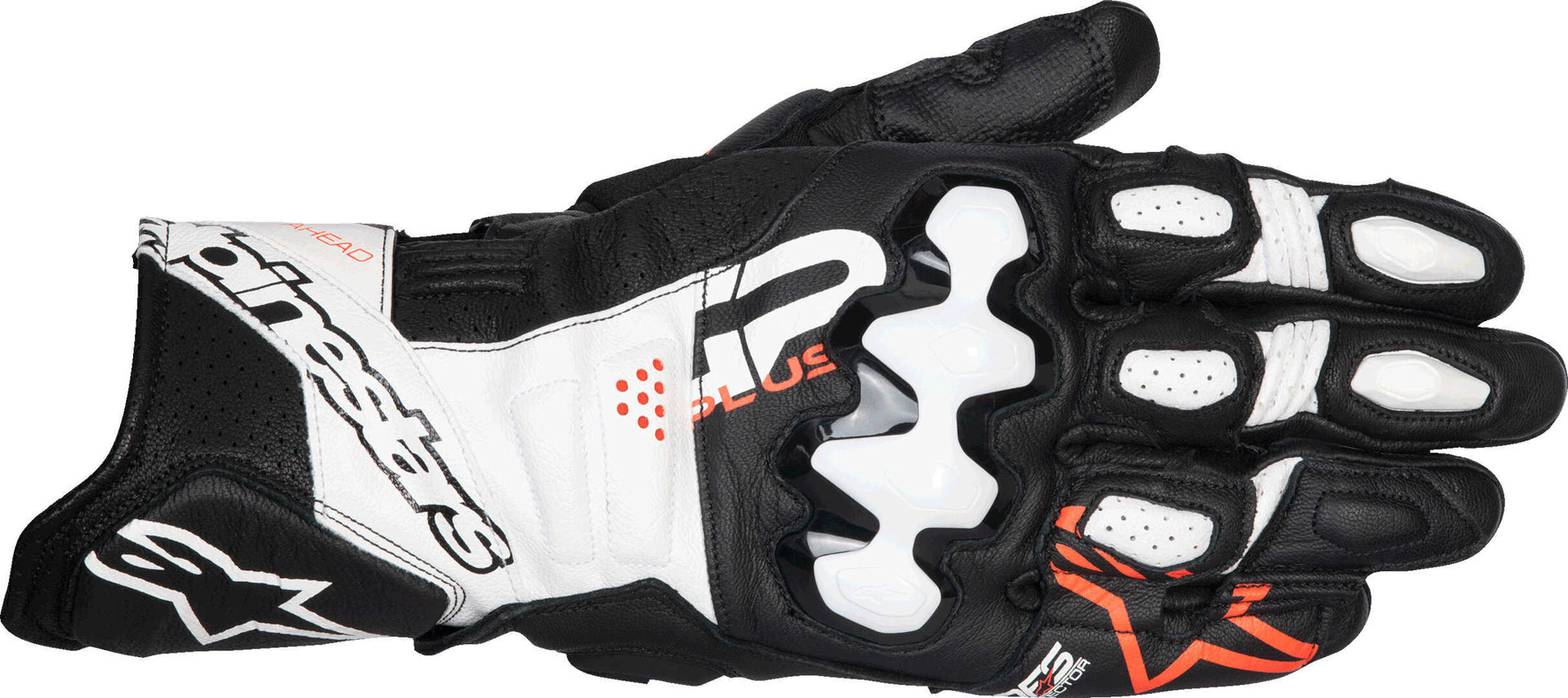 Alpinestars Gp Plus R V3 Мотоциклетные перчатки черный/белый/неоновый красный XL 