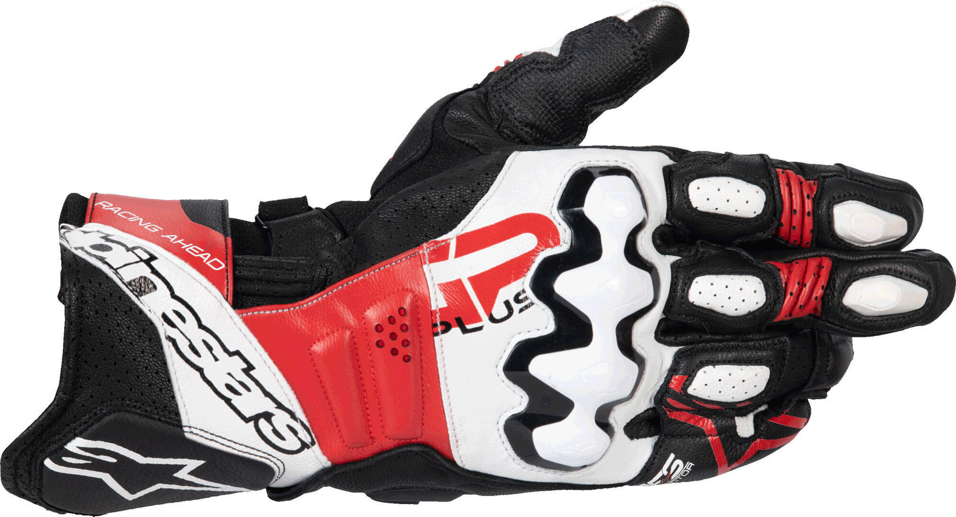 Alpinestars Gp Plus R V3 Мотоциклетные перчатки Черный/Красный/Белый 2XL 