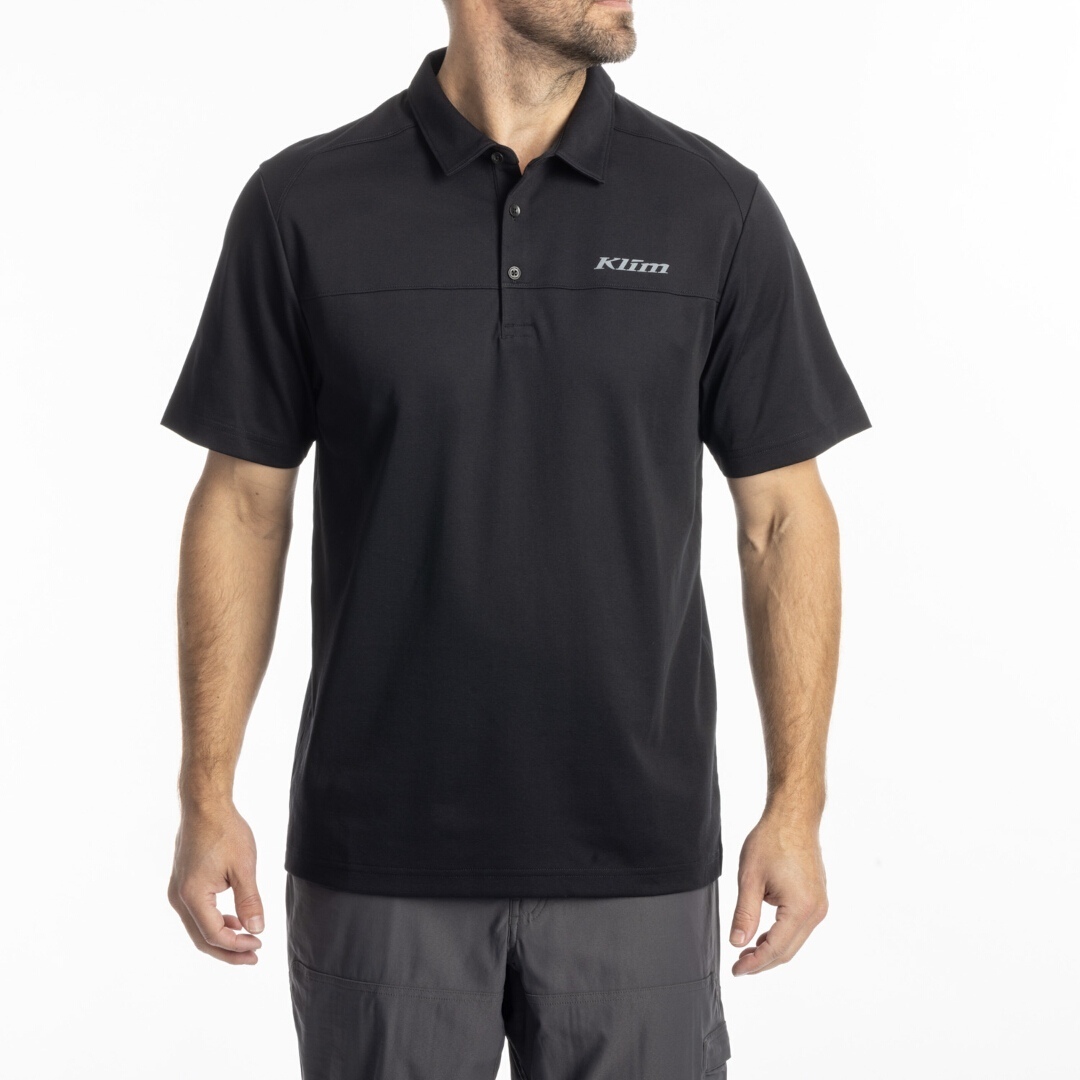 Klim Atlas Poloshirt, sort, størrelse M til mand