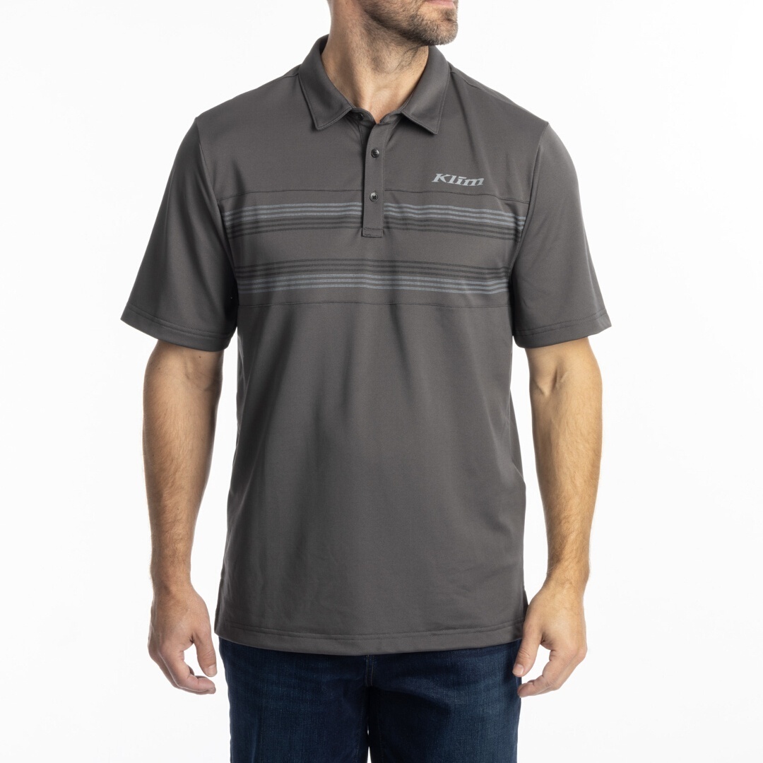 Klim Sentinel Poloshirt, grå, størrelse XL til mand