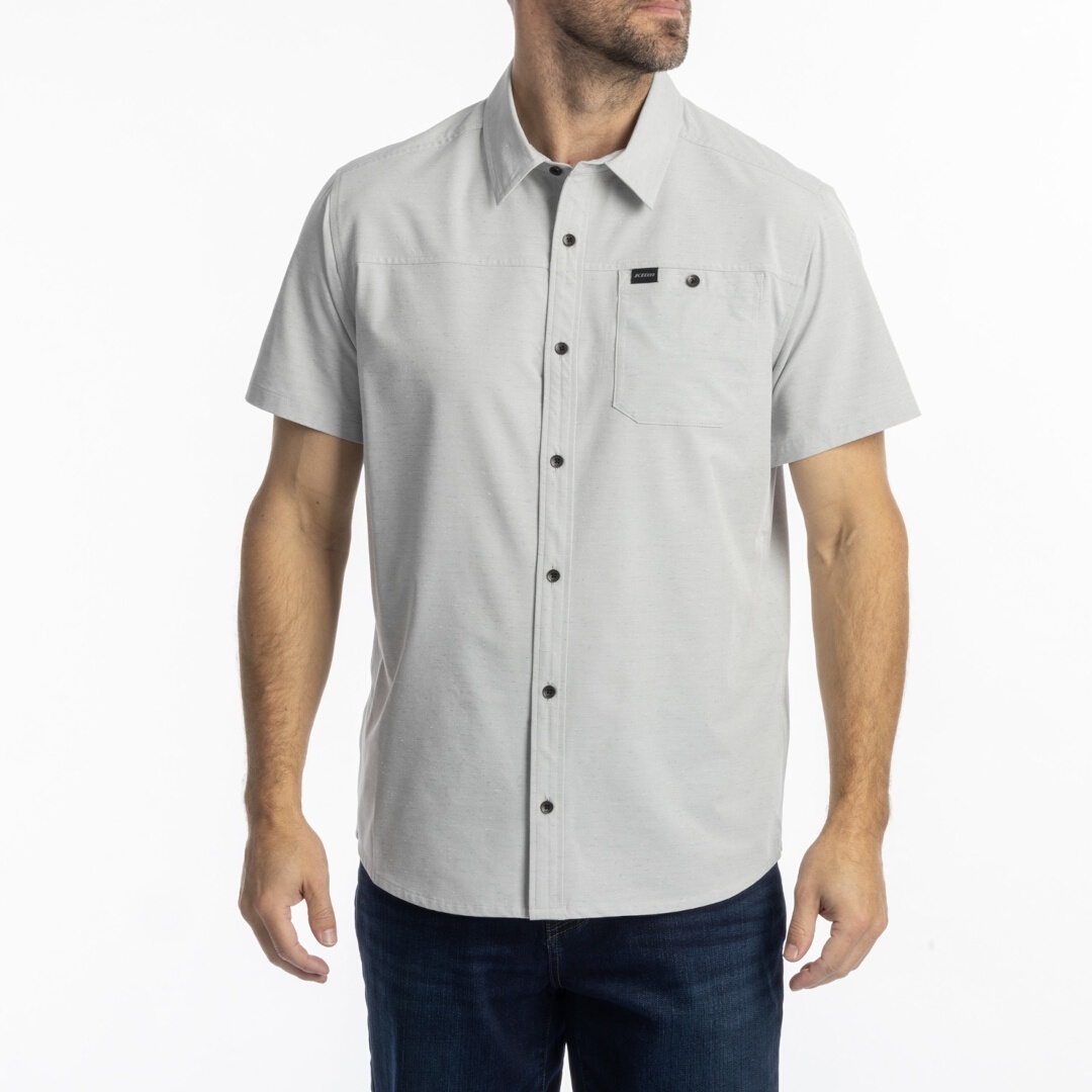 Klim Colter Bay Stretch Shirt, grey, Size XL for Men-image-871531484