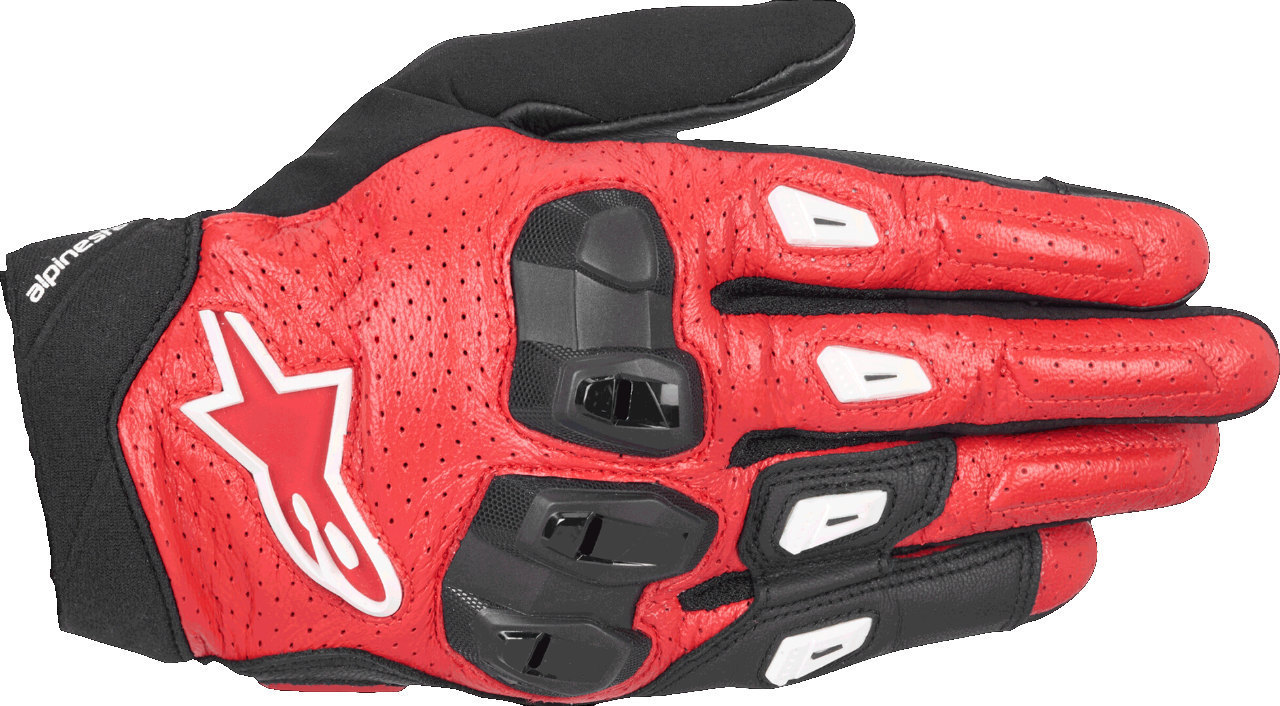 Alpinestars Sp X 7 перфорированные мотоциклетные перчатки Красный/Черный 3XL 