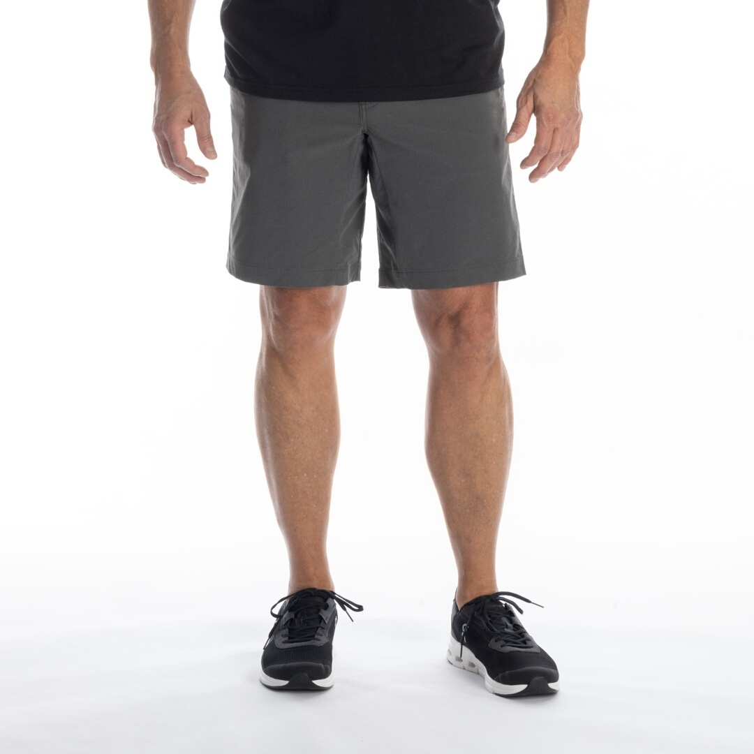 Side view of Klim Selkirk Shorts, grey, Size 36 for Men