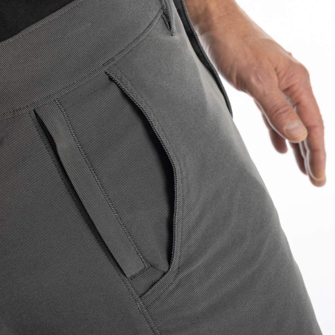 Side view of Klim Selkirk Shorts, grey, Size 36 for Men