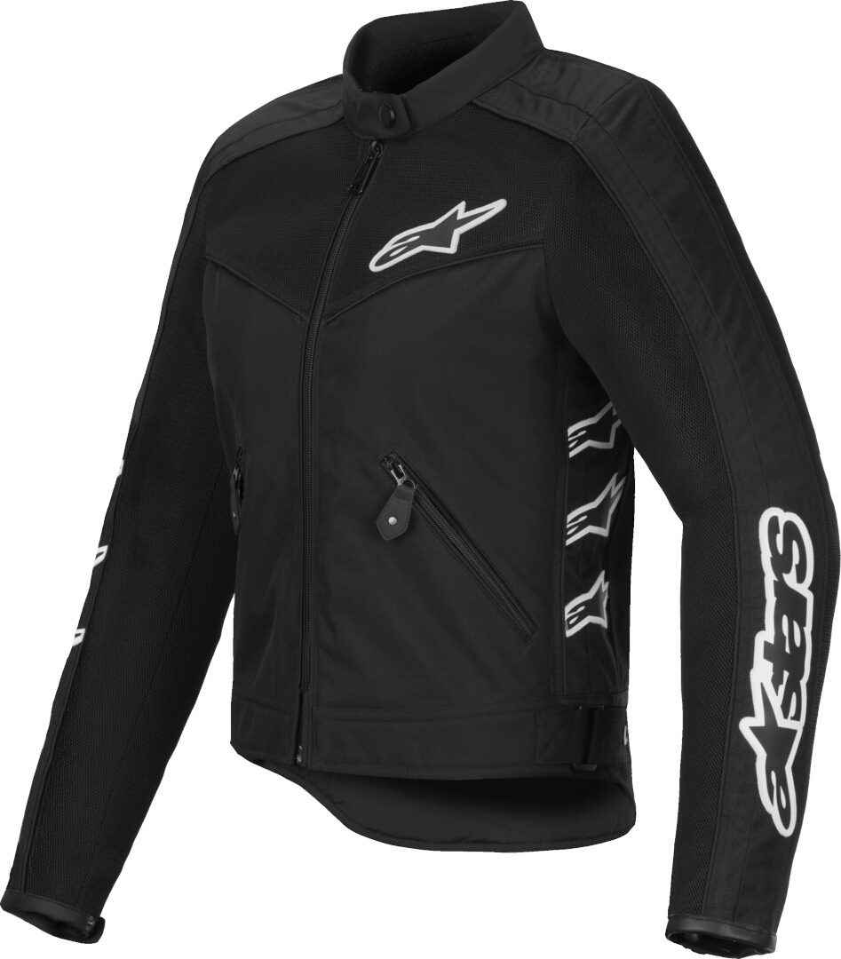 Alpinestars Women's Black Stella T-Dyno Air Motorcycle Textile Jacket, For Small