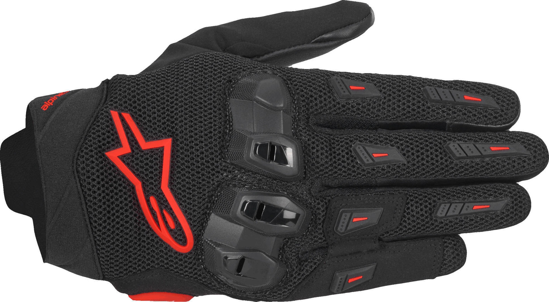 Alpinestars Sp X 5 Air Мотоциклетные перчатки чёрный/неоново-красный 3XL 