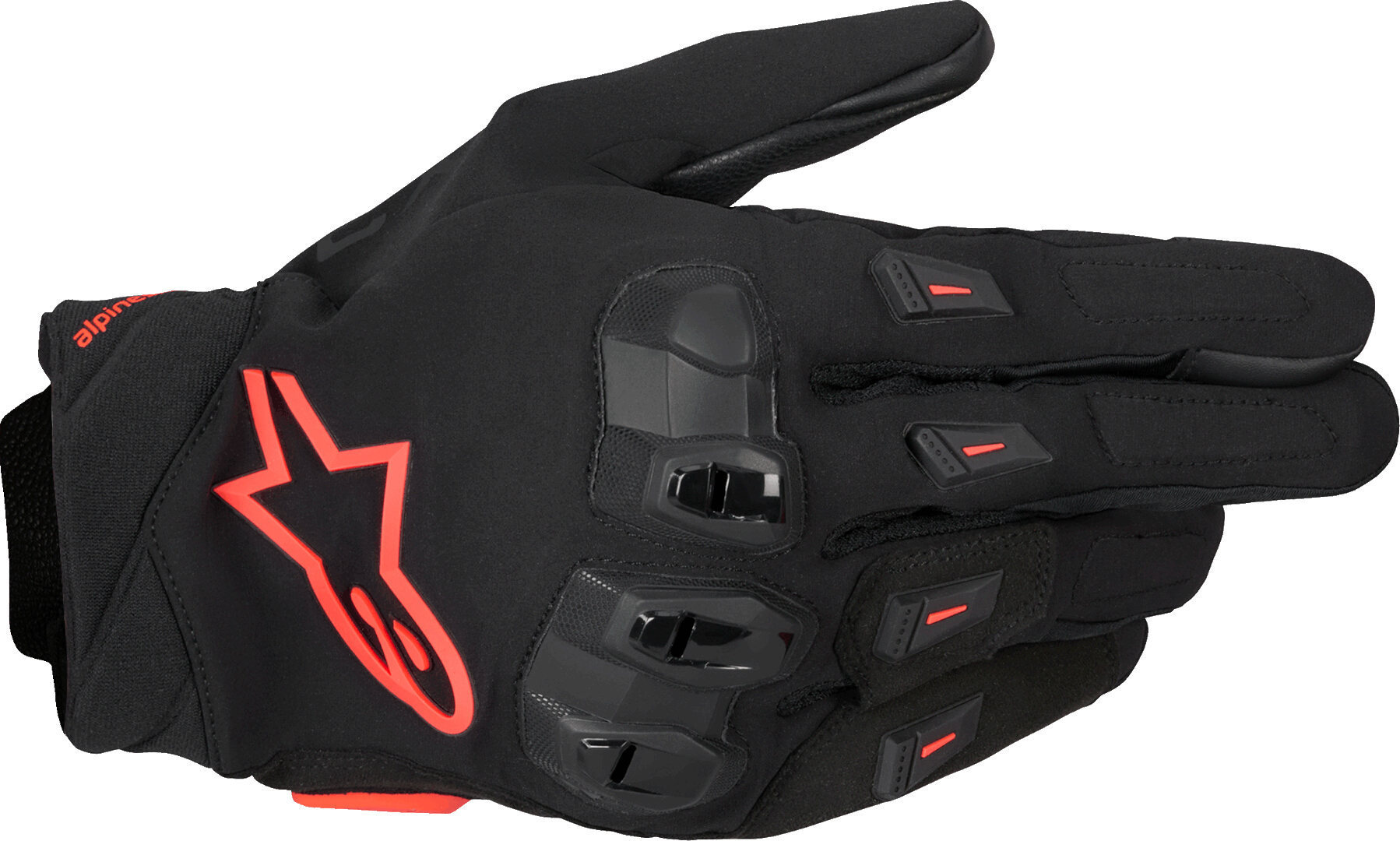 Alpinestars Sp X 3 Мотоциклетные перчатки чёрный/неоново-красный S 