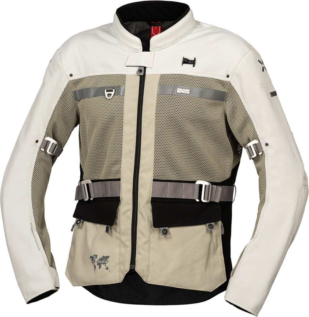Ixs Venture-Bigair 1.0 Motorcycle Textile Jacket, Beige, Size 3XL For Men
