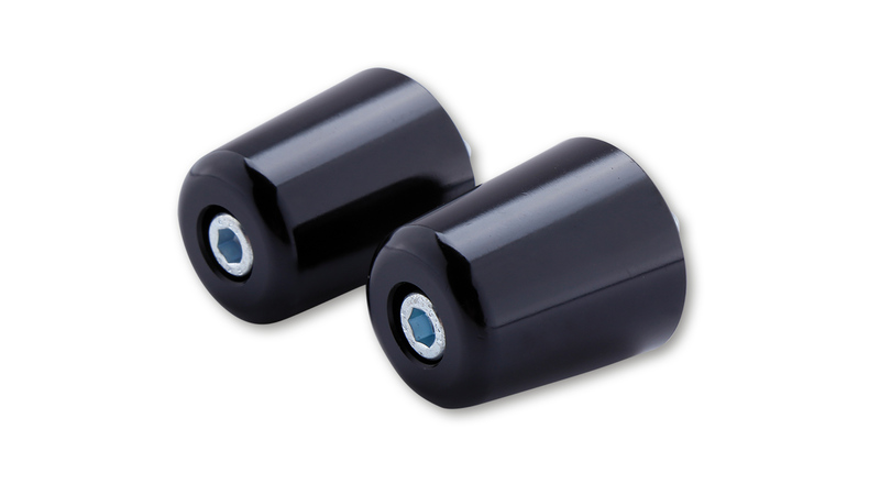 HIGHSIDER Embouts de guidon smart - différents modèles Suzuki OEM - noir - la paire, argent