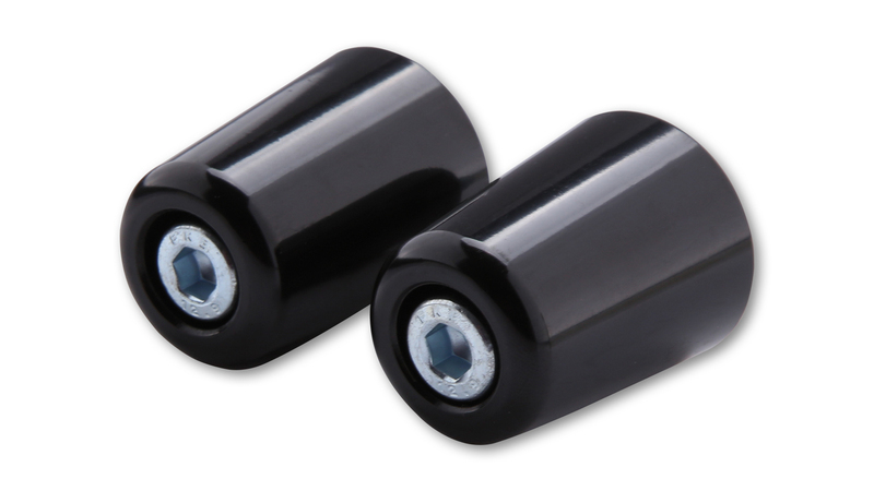 HIGHSIDER Chytré konce řídítek černé pro různá originální řídítka Kawasaki (pár)