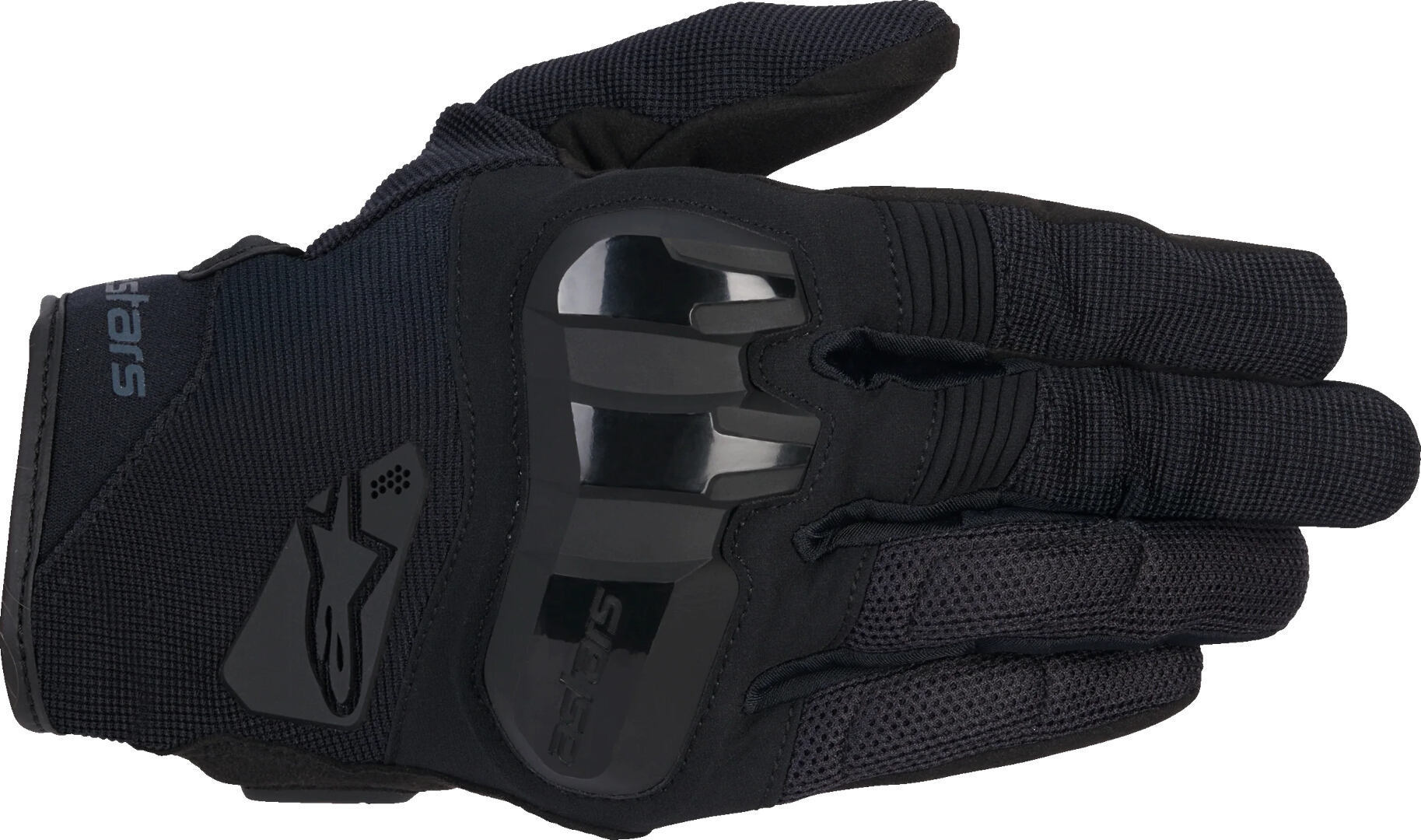 Alpinestars Women's Black Chrome Motorcycle Gloves, For Extra Small