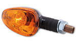 HIGHSIDER Smart Little Duke Bulb Mini Indicator Body Black / Lens Orange (Pair), Front & Rear