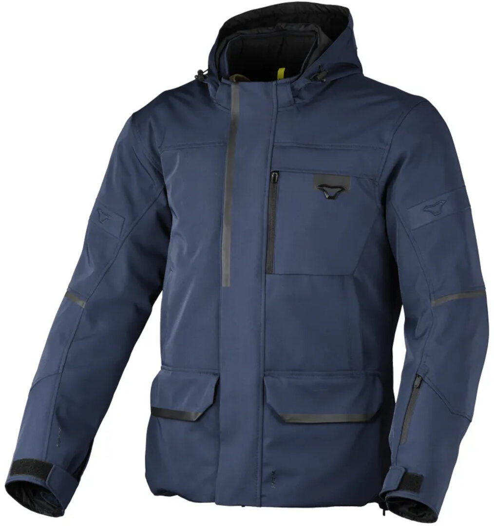 Macna Mondo 2.0 водонепроницаемая мотоциклетная текстильная куртка тёмно-синий 3XL 