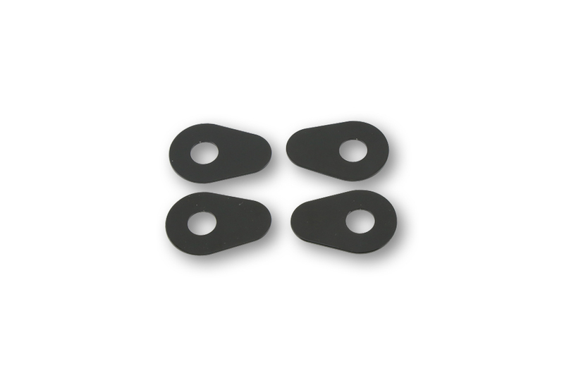 HIGHSIDER smarte monteringsplater Indy Spacer svart aluminium, for forskjellige Yamaha