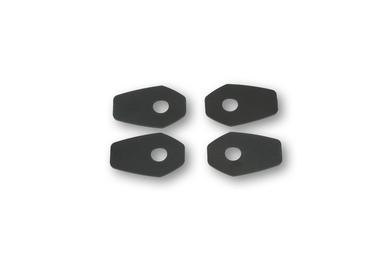 HIGHSIDER smart Montageplatten Indy Spacer schwarz für diverse Kawasaki, Yamaha, Suzuki