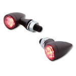 HIGHSIDER smart Sixteen Bullet LED 尾灯/指示灯 黑色/烟雾 3合1，E-Approved （一对）