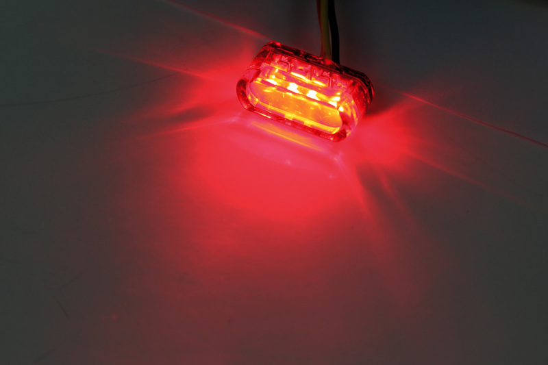 Side view of HIGHSIDER smart Module 1 LED TailLight E-Approved (1pc), red