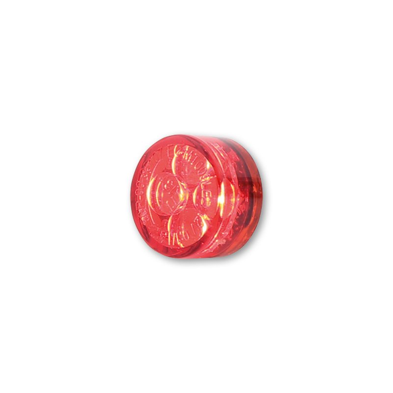 Side view of HIGHSIDER smart Module Sixteen LED TailLight E-Approved (1pc), red