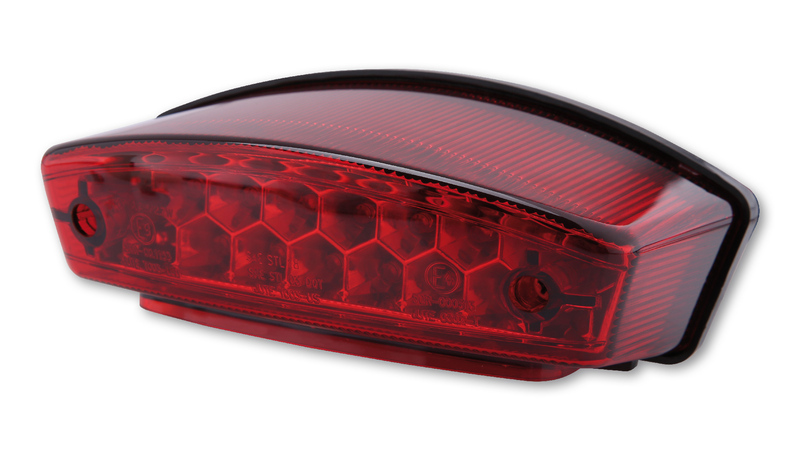 HIGHSIDER スマートモンスターLEDテールライトブラックE承認済み(1個)