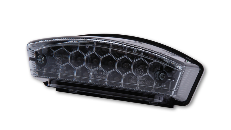 HIGHSIDER スマートモンスターLEDテールライトブラックE承認済み(1個)