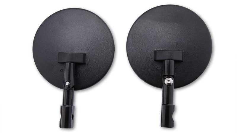 HIGHSIDER smart Bar End Mirror SuperBike Black (Pair)