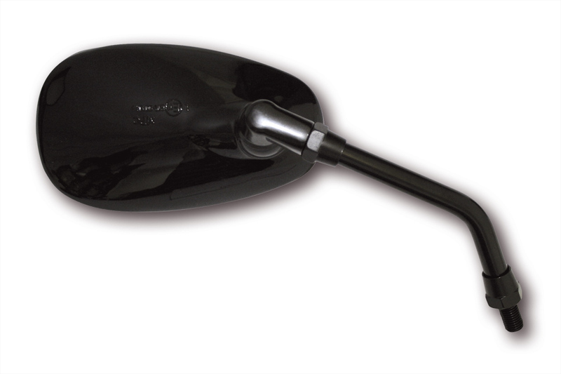 HIGHSIDER Espejo de manillar smart Virago negro (1 pieza)