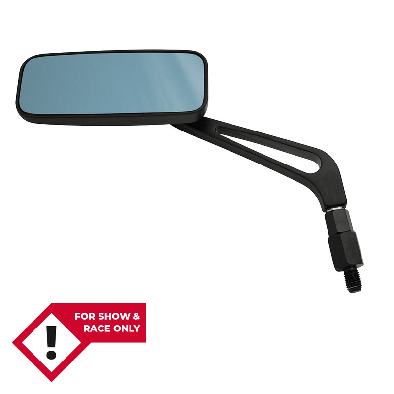 HIGHSIDER Rétroviseur de guidon smart carré - noir, bleu