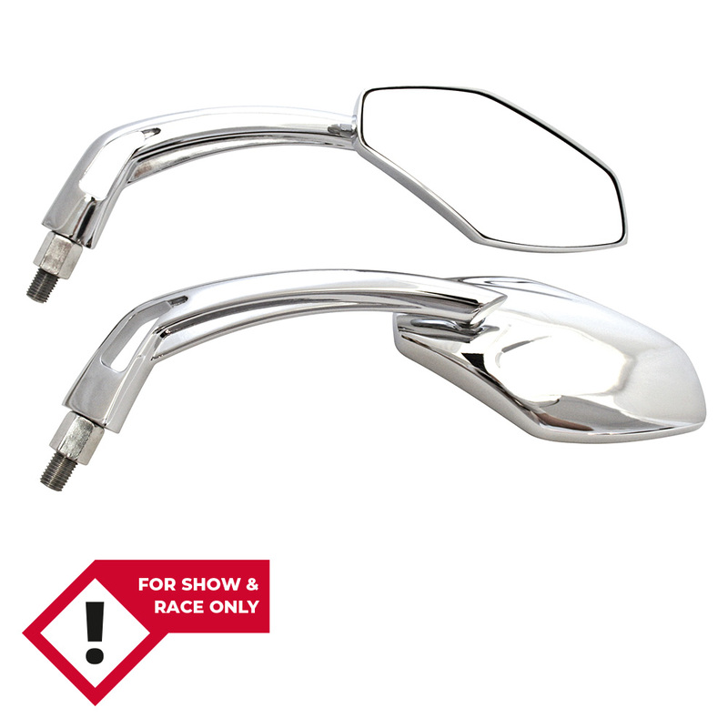 HIGHSIDER Rétroviseur de guidon smart Luca - chrome