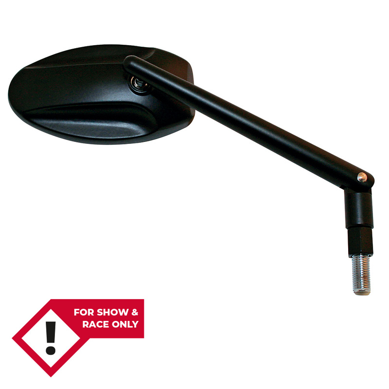Highsider Unisex Black Smart Handlebar Mirror Ferrara (1Pc)