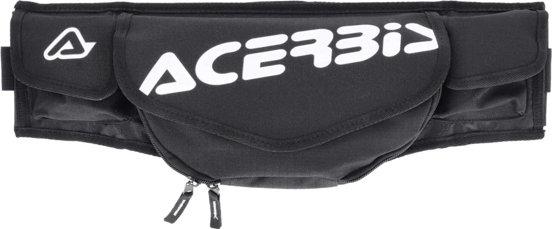 Acerbis Men's Black Ram Logo 2L Waist Bag, For
