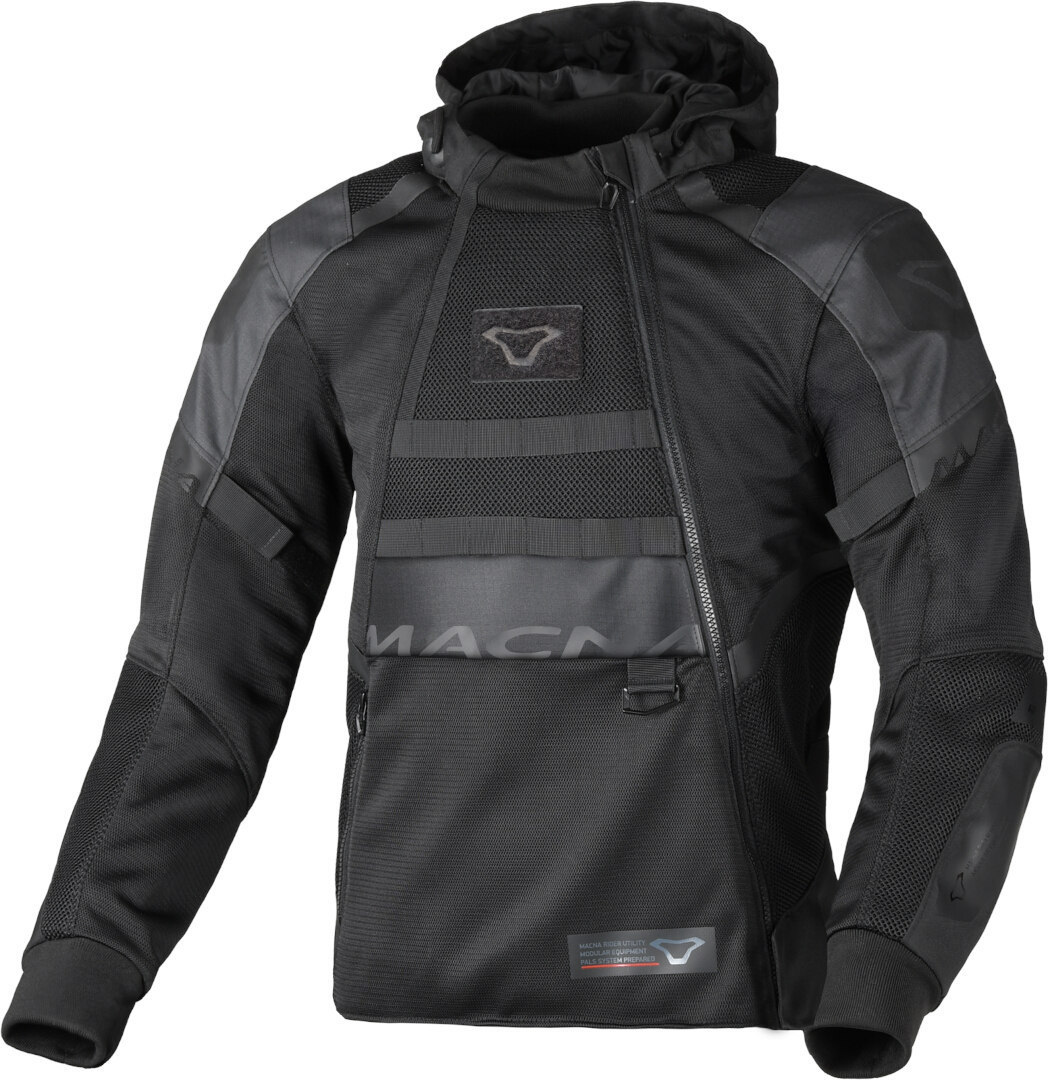 Macna Rebelite Мотоциклетная текстильная куртка Черный S 