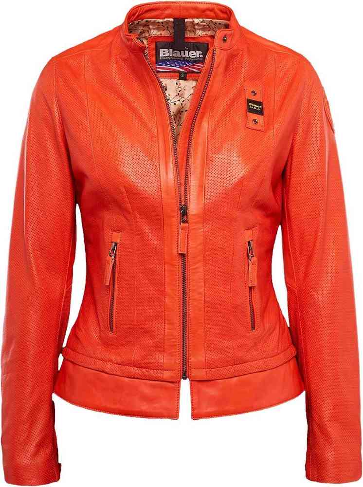 Blauer USA Icon Biker женская кожаная куртка 2 предмет
