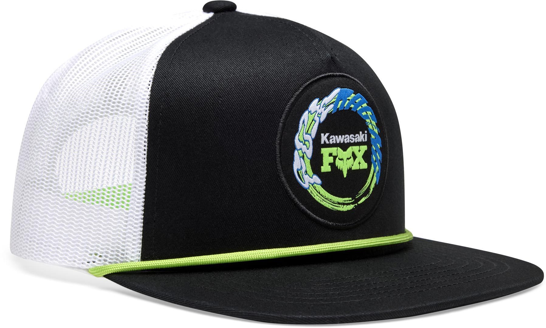 FOX Kawasaki Snapback Cap, black for Men