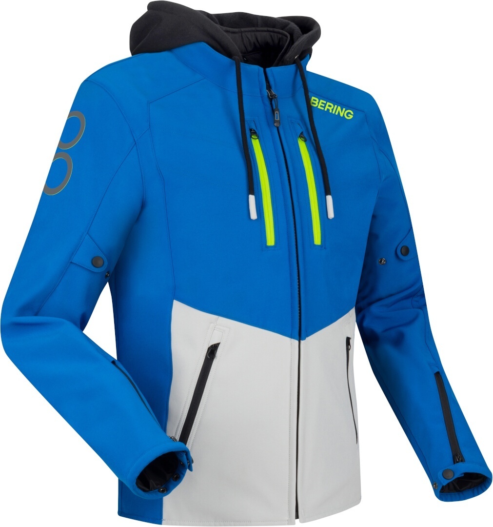 Bering Rotor Softshell wasserdichte Motorrad Textiljacke