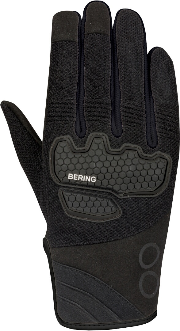 Side view of Bering Breeze Mesh Motorcycle Gloves, black, Size 3XL for Men