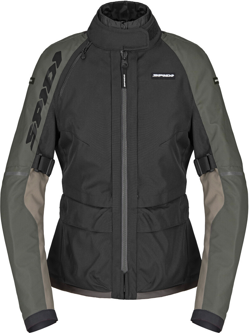 Spidi Crossmaster 2 H2Out Waterproof Ladies Motorcycle Textile Jacket, Green, Size L For Men