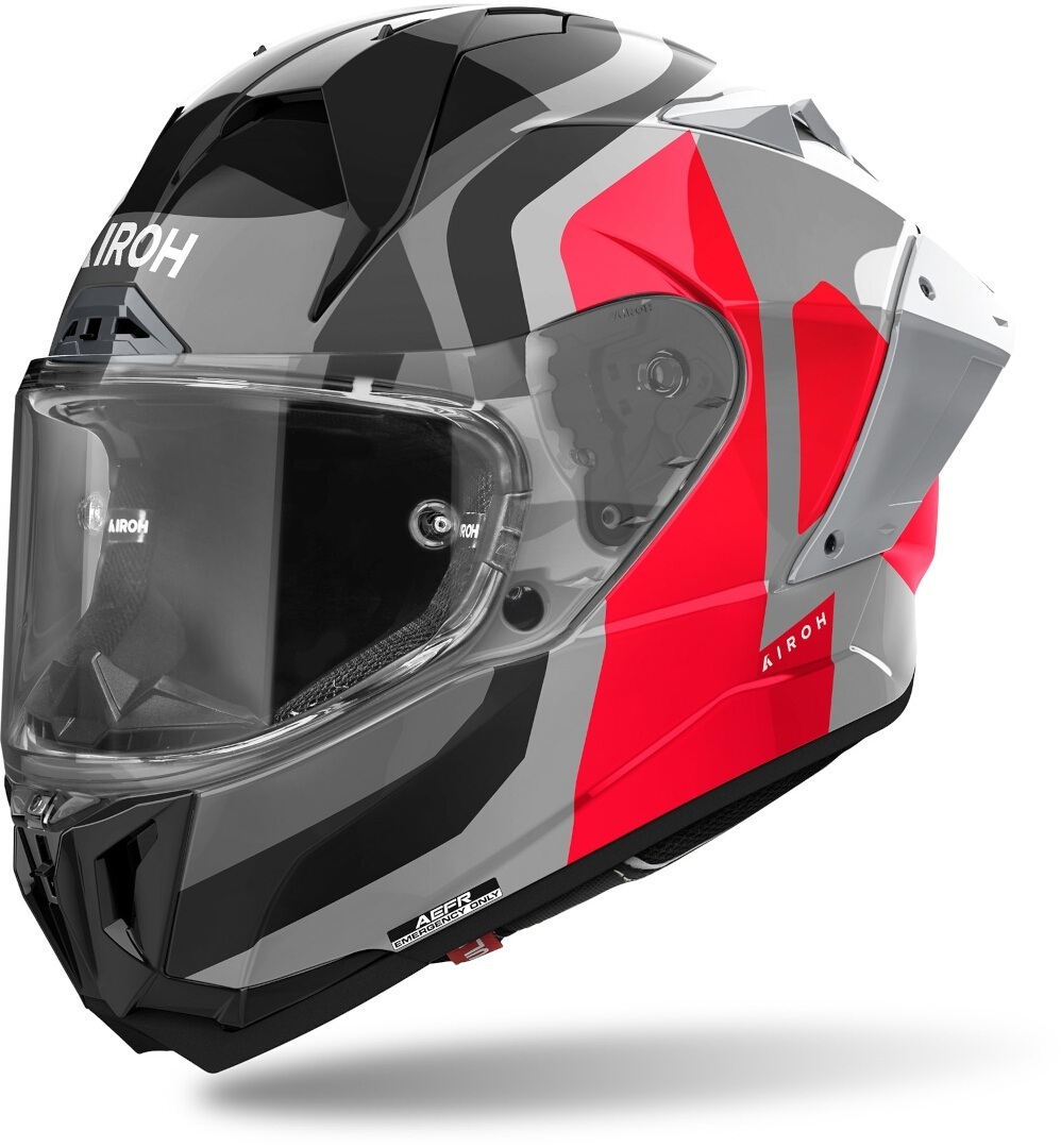Airoh GP 800 Competition Carbon Шлем Черный/Серый/Красный XS (53/54) 