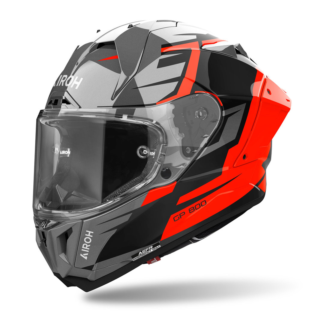 Airoh GP 800 Master Carbon Шлем Черный/Серый/Оранжевый S (55/56) 