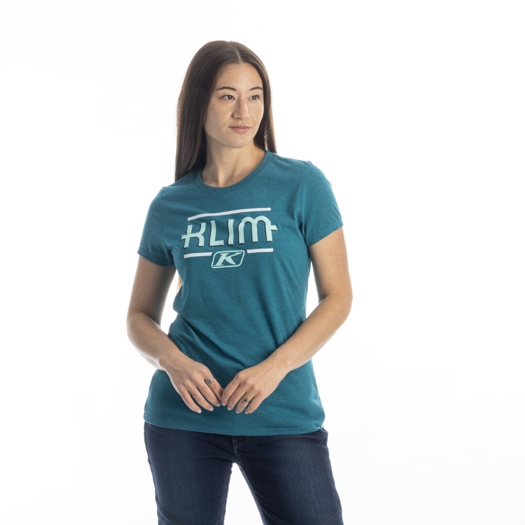 Klim Kute Corp Ladies T-Shirt, green, Size 2XL for Women-image-680415533