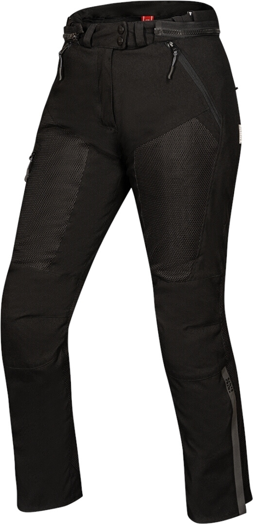 Ixs Tourster-Big Air 1.0 Ladies Motorcycle Textile Pants, Black, Size 2XL For Women