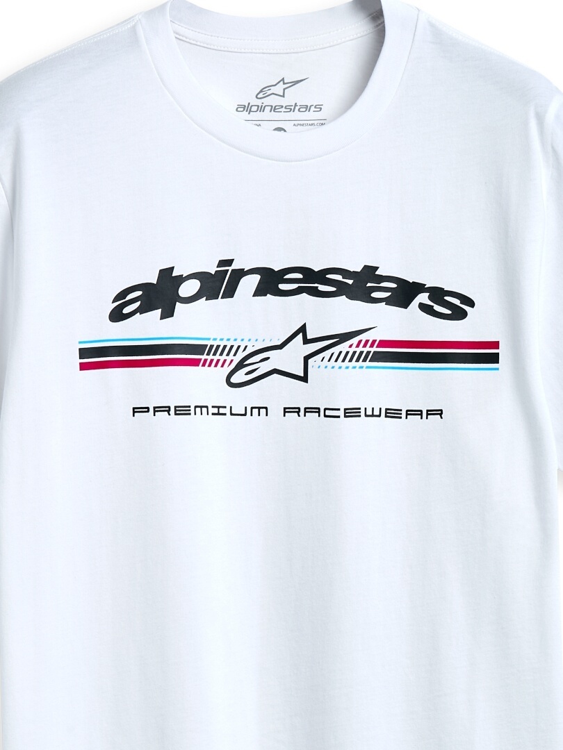 Side view of Alpinestars Prevail T-Shirt, white, Size 2XL for Men
