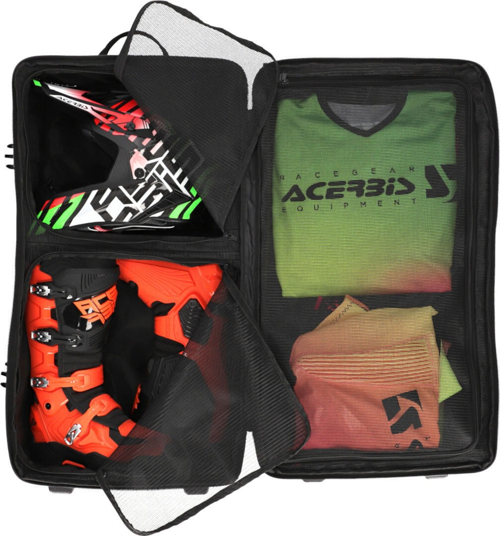Side view of Acerbis X-Trip Logo 105LT Suitcase, black for Men