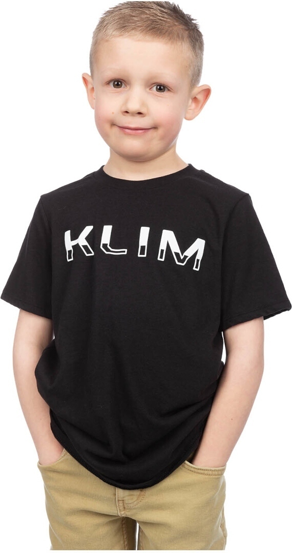 Klim Petrol Tri-Blend Kinder T-Shirt, schwarz-weiss, Größe L